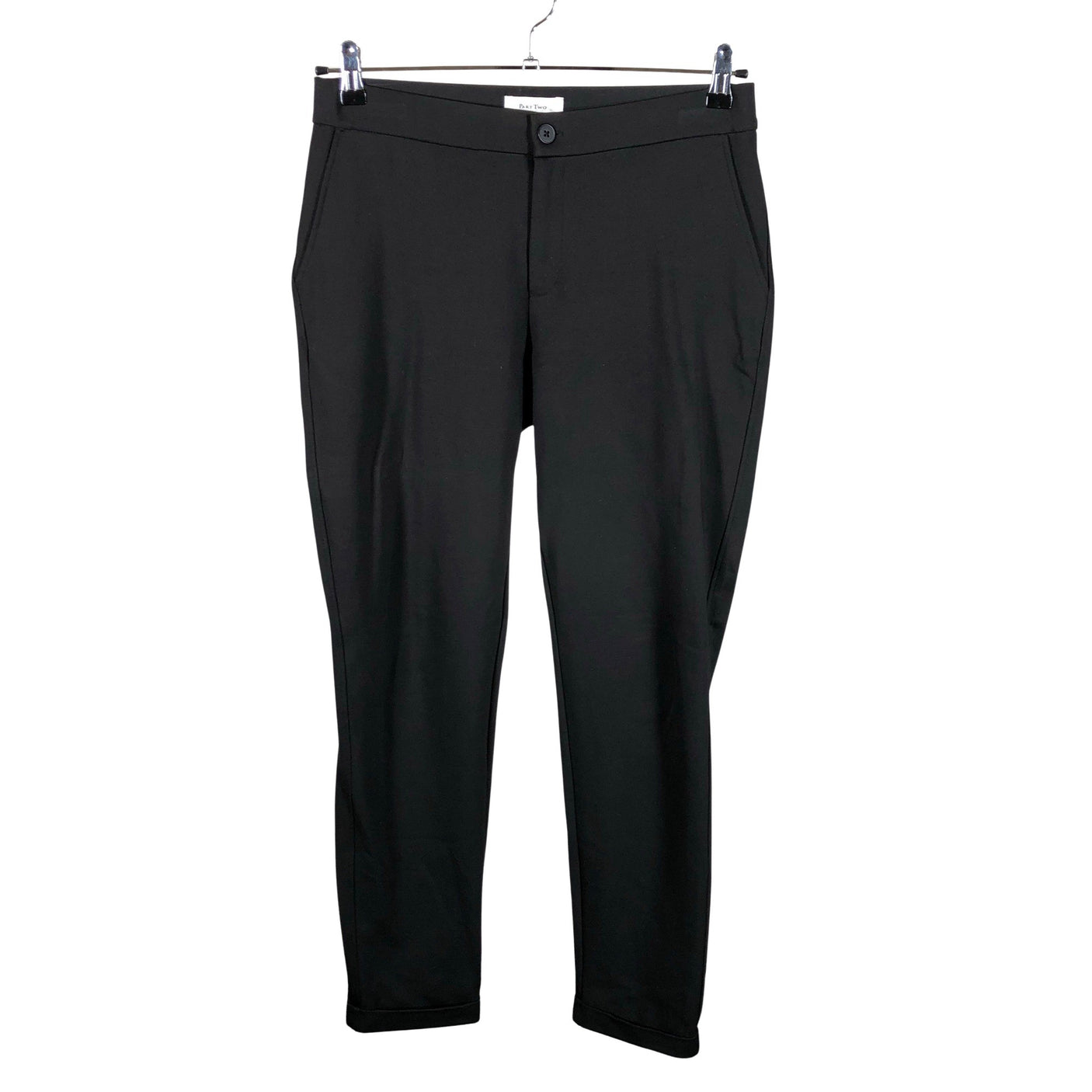 Unisex Part two - Straight leg trousers, size 38 - Black (1)