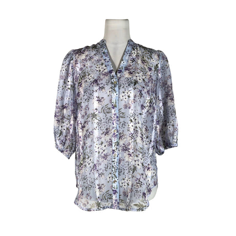 Unisex SisterS point - Short-sleeved blouse, size 36 - Light blue ()
