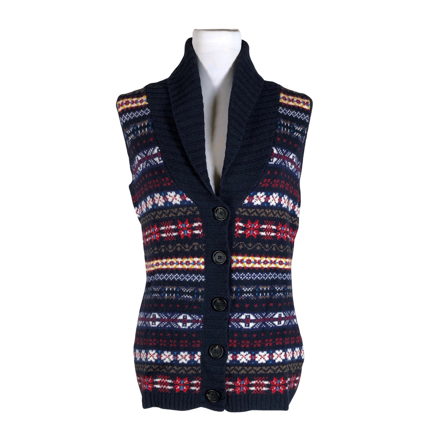 Unisex Tommy Hilfiger - Knit vest, size 38 - Blue (1)