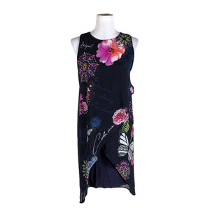 Unisex Desigual - Schiffon dress, size 36 - Gray (1)