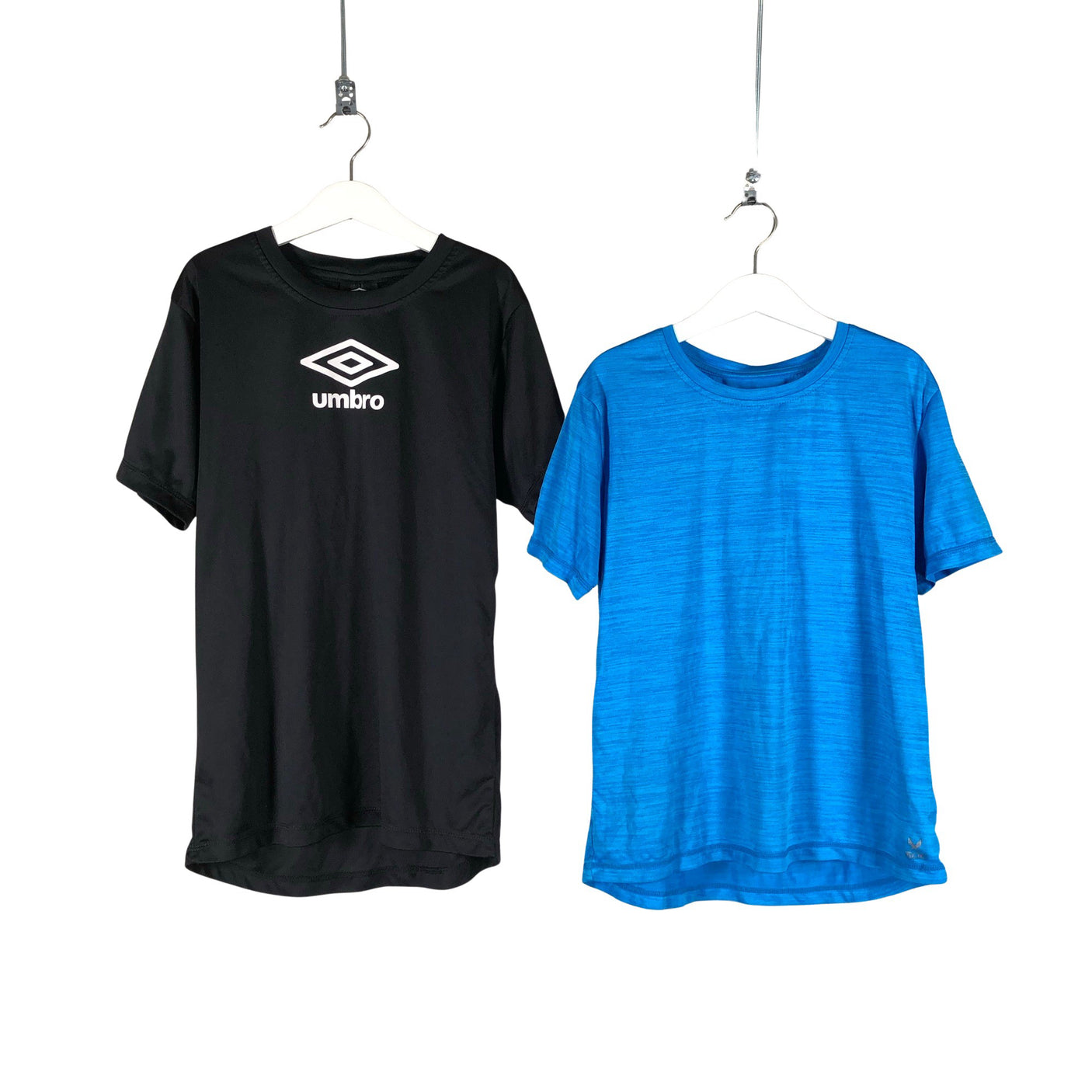 Unisex Soc - Sports shirt, short sleeve, size 146 - 152 - Blue (1)