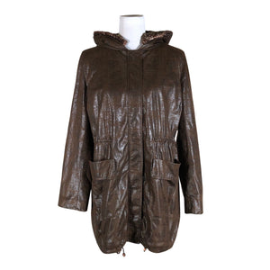 Unisex Adolfo Dominguez - Leather jacket, size 34 - Brown (1)