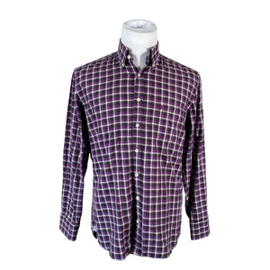 Unisex Bugatti - Collared shirt, size M - Violet (1)