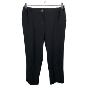Unisex Adatto - Straight leg trousers, size 42 - Black (1)