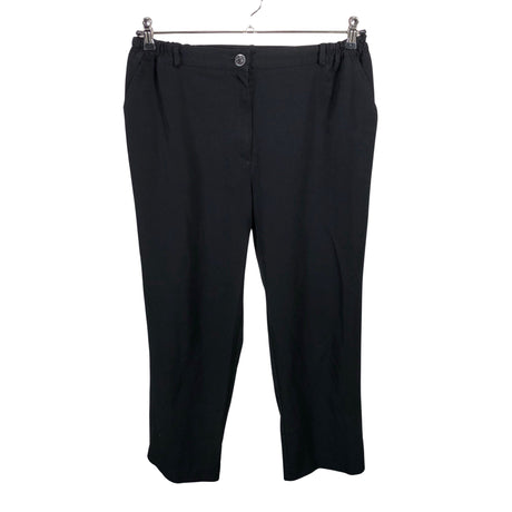 Unisex Adatto - Straight leg trousers, size 42 - Black ()
