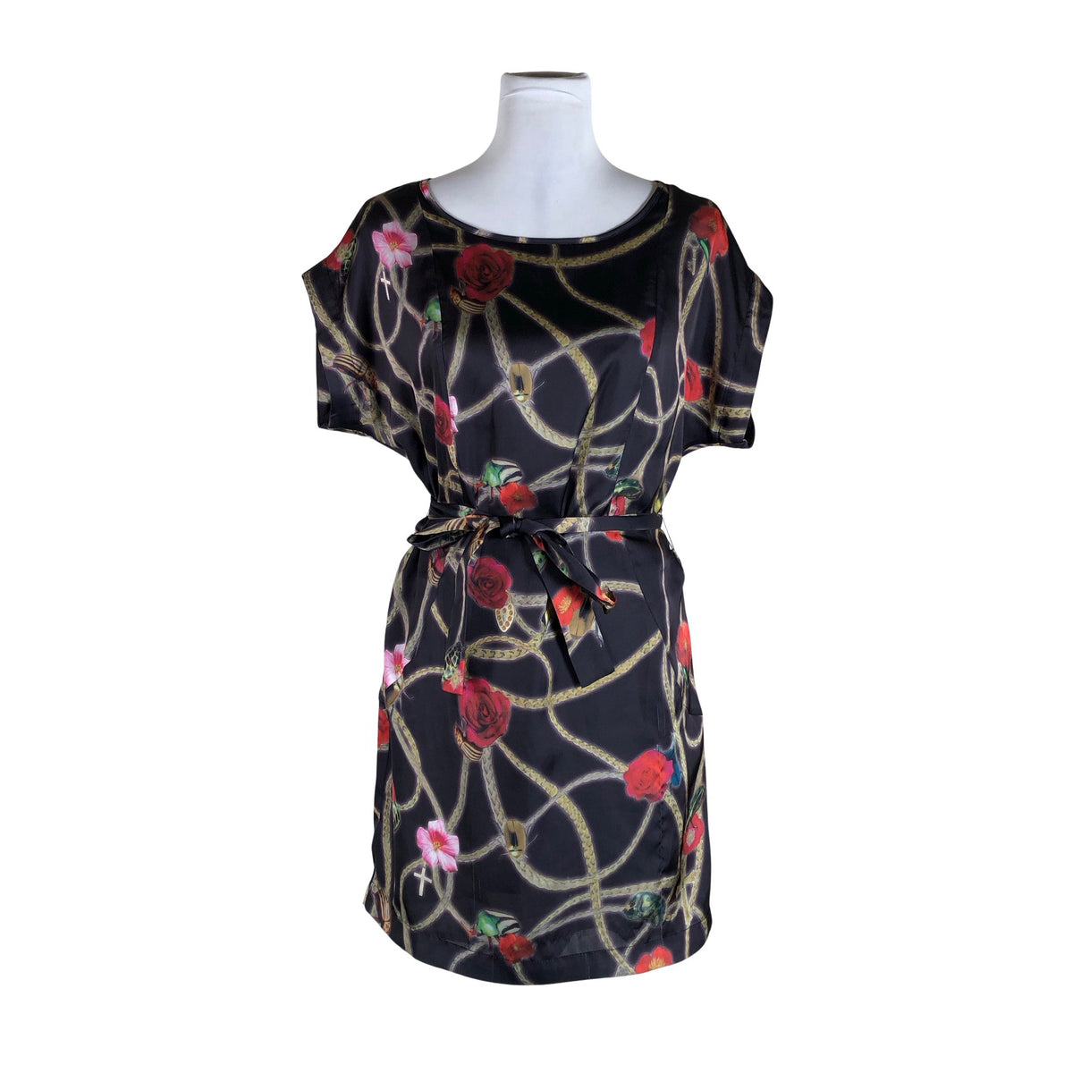 Unisex Firetrap - Schiffon dress, size 36 - Gray (1)