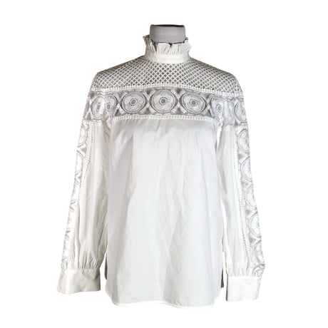 Unisex Sandro Paris - Blouse, size 36 - White ()