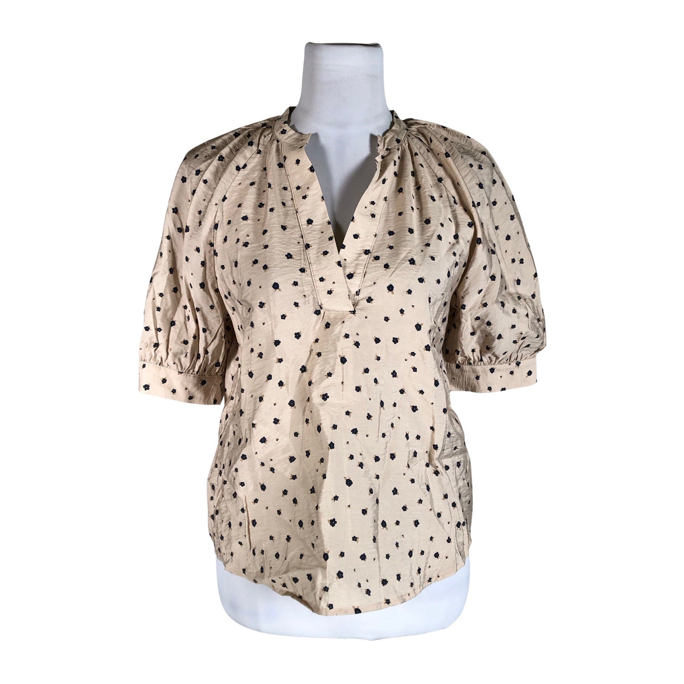 Unisex Holly & Whyte by Lindex - Short-sleeved blouse, size 38 - Beige (1)