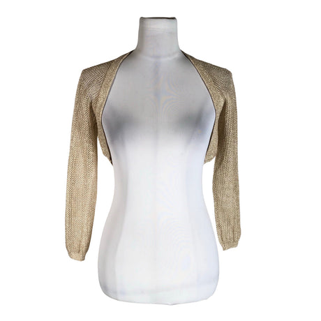 Unisex Create - Evening bolero jacket, size 38 - Gold ()
