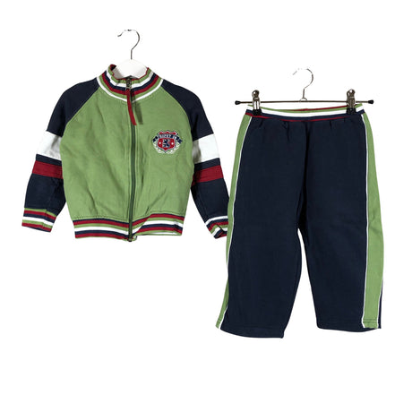 Unisex Bogi - Sweatshirt and pants set, size 92 - 98 - Green ()