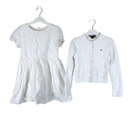 Unisex Polarn O. Pyret - Dress, size 116 - 122 - White ()