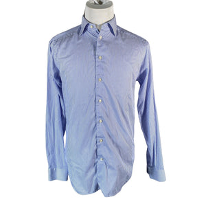 Unisex Eton - Collared shirt, size M - Light blue (1)
