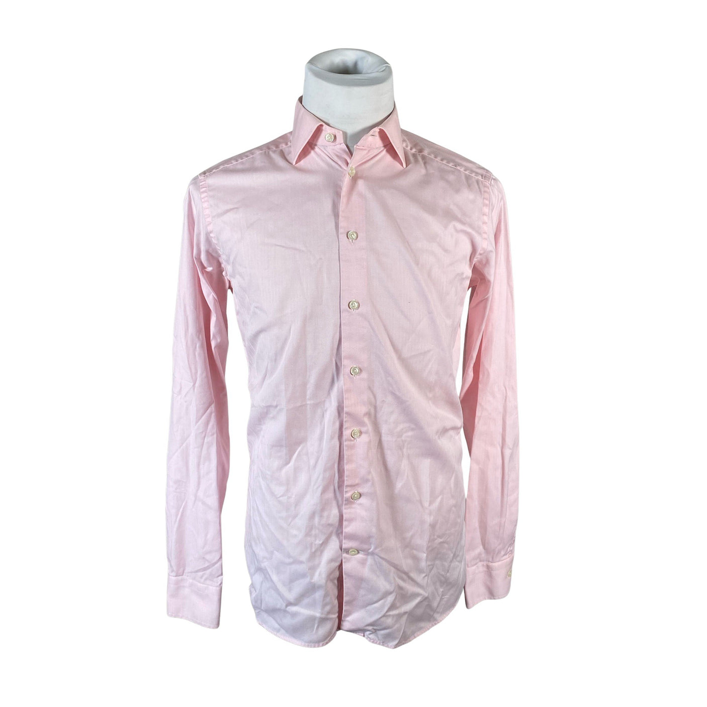 Unisex Eton - Collared shirt, size M - Light pink (1)
