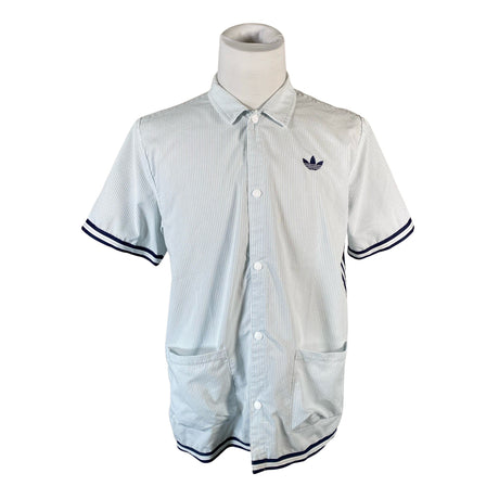 Unisex Adidas - Collared shirt, size L - Light blue ()