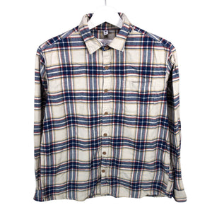 Unisex Uniqlo - Flannel shirt, size 152 - 158 - Beige (1)