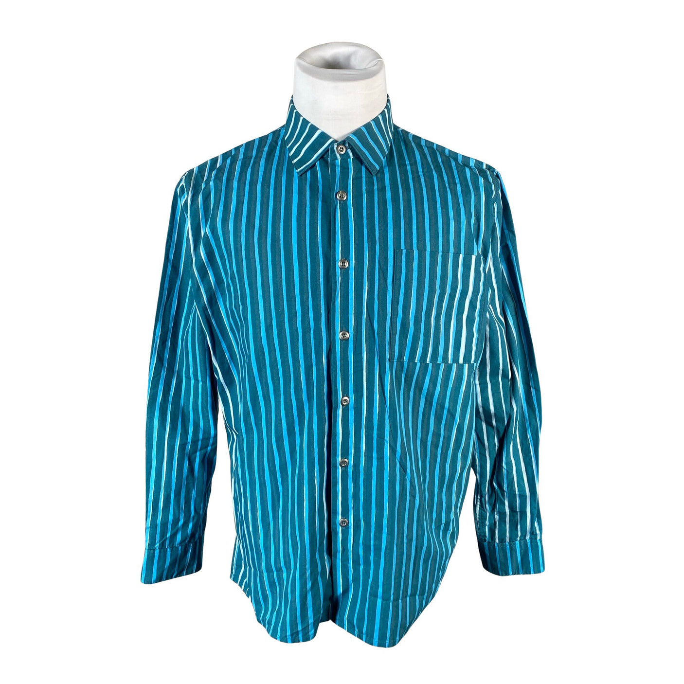 Unisex Marimekko - Collared shirt, size M - Blue (1)