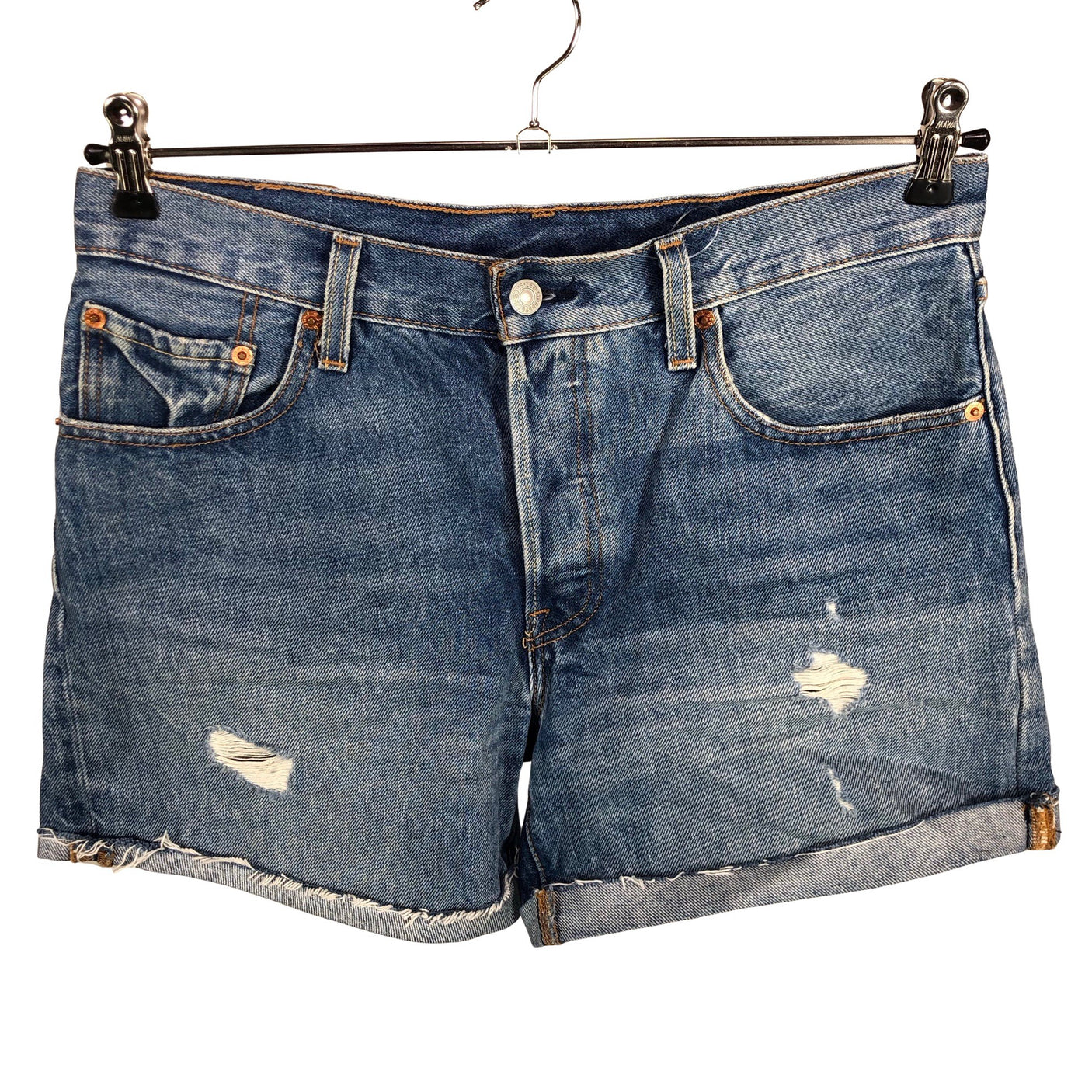 Unisex Levi's - Denim shorts, size W28 - Blue (1)