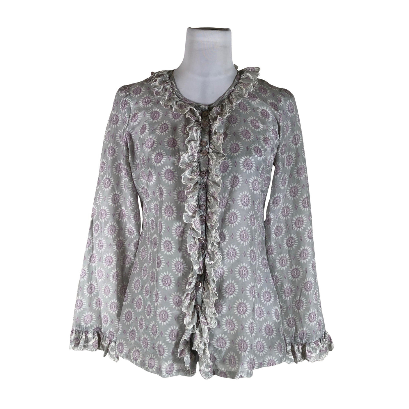 Unisex By Ti Mo - Blouse, size 36 - Gray (1)