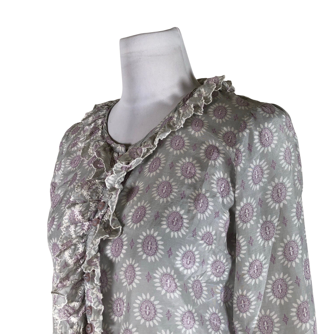 Unisex By Ti Mo - Blouse, size 36 - Gray (3)