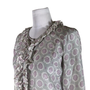 Unisex By Ti Mo - Blouse, size 36 - Gray (3)