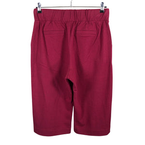Unisex NOSH - Tricot capri pants, size 42 - Wine red (2)