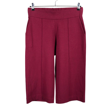 Unisex NOSH - Tricot capri pants, size 42 - Wine red ()