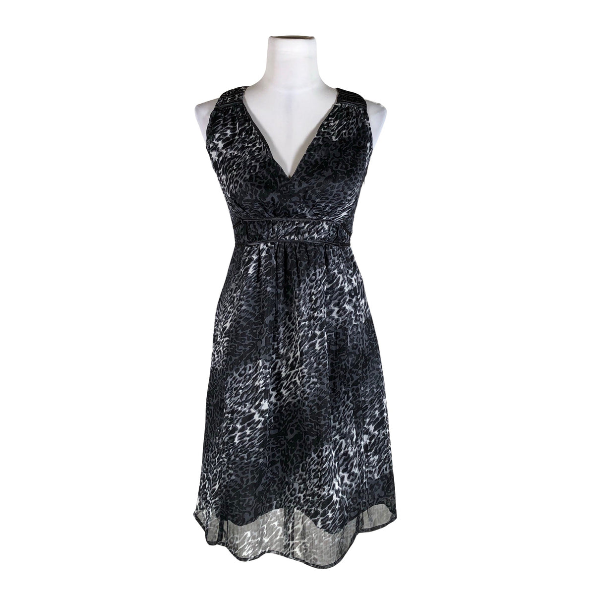 Unisex Soaked - Schiffon dress, size 34 - Gray (1)