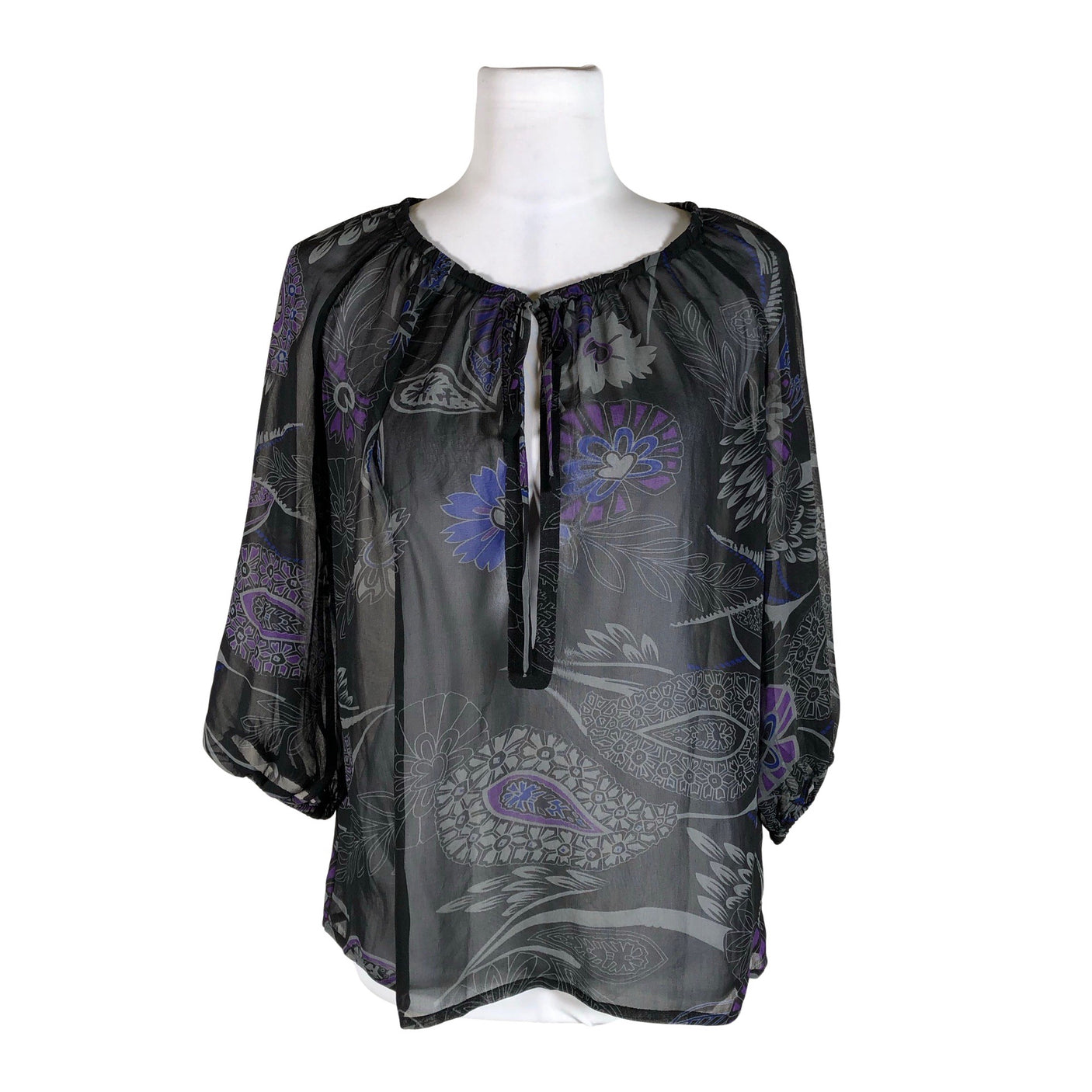 Unisex InWear - Short-sleeved blouse, size 36 - Black (1)