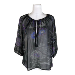 Unisex InWear - Short-sleeved blouse, size 36 - Black (1)