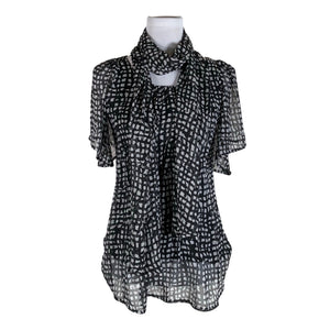 Unisex Voglia - Short-sleeved blouse, size 34 - Black (1)