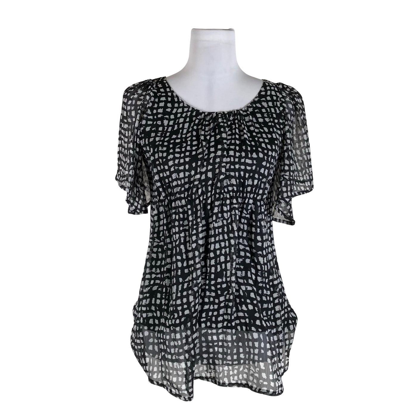 Unisex Voglia - Short-sleeved blouse, size 34 - Black (2)