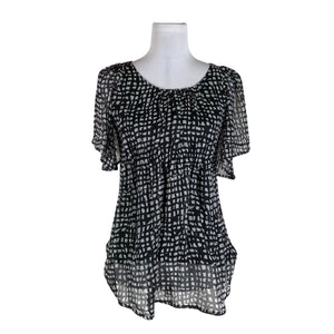 Unisex Voglia - Short-sleeved blouse, size 34 - Black (2)