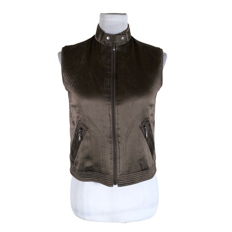Unisex Bison - Winter vest, size 36 - Brown ()