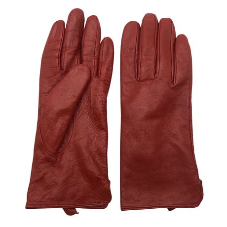 Unisex Vikers - Leather gloves, size No size - Red ()