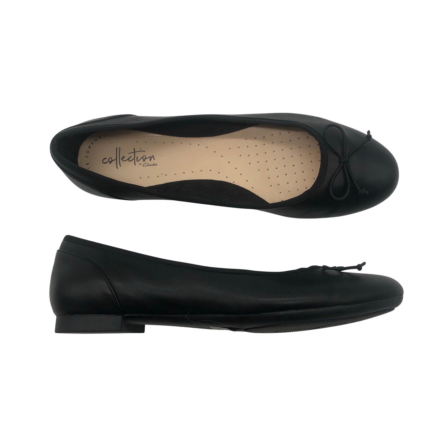 Unisex Clarks - Ballerinas, size 39 - Black (1)