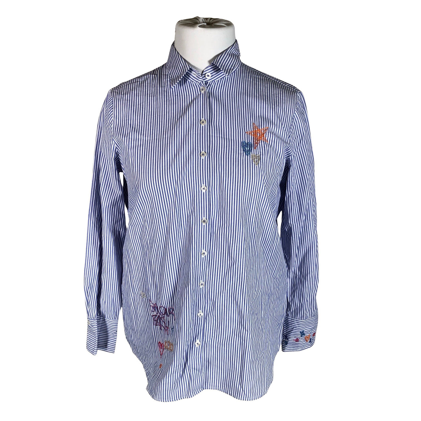 Unisex Gerry Weber - Collared shirt, size 42 - Blue (1)