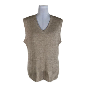 Unisex O.I.S - Knit vest, size 40 - Beige (1)