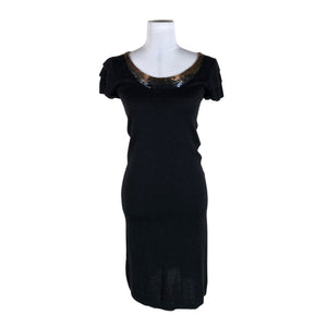 Unisex Your Face - Knit dress, size 38 - Black (1)