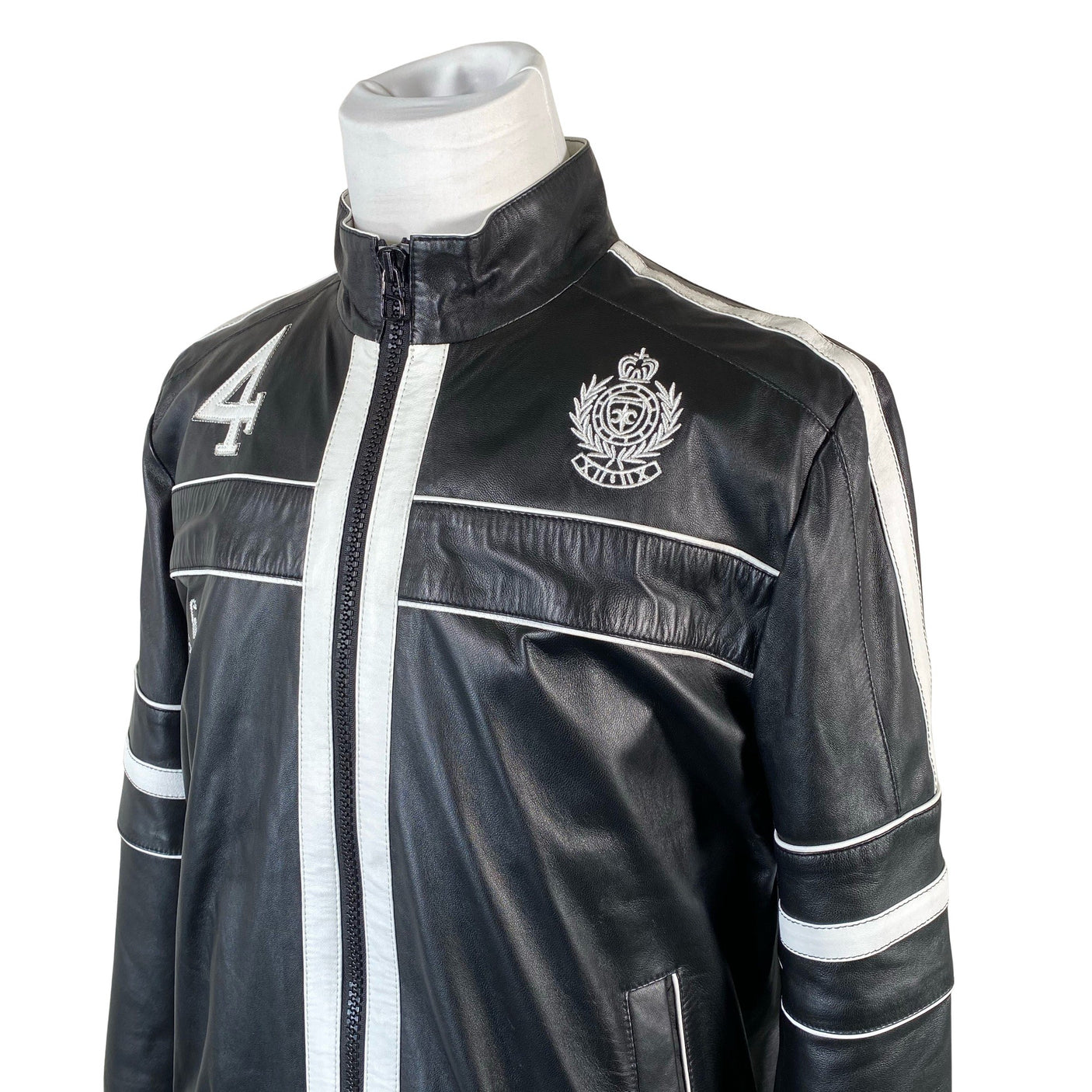 Unisex Silvio Tossi - Leather jacket, size L - Black (2)