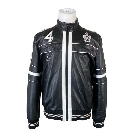 Unisex Silvio Tossi - Leather jacket, size L - Black ()