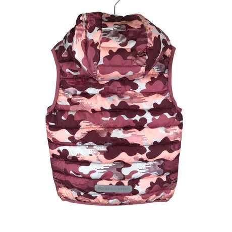 Unisex Polarn O. Pyret - Winter vest, size 122 - 128 - Wine red (2)