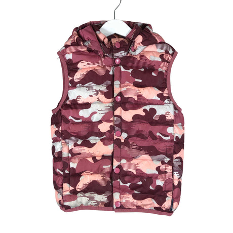 Unisex Polarn O. Pyret - Winter vest, size 122 - 128 - Wine red ()