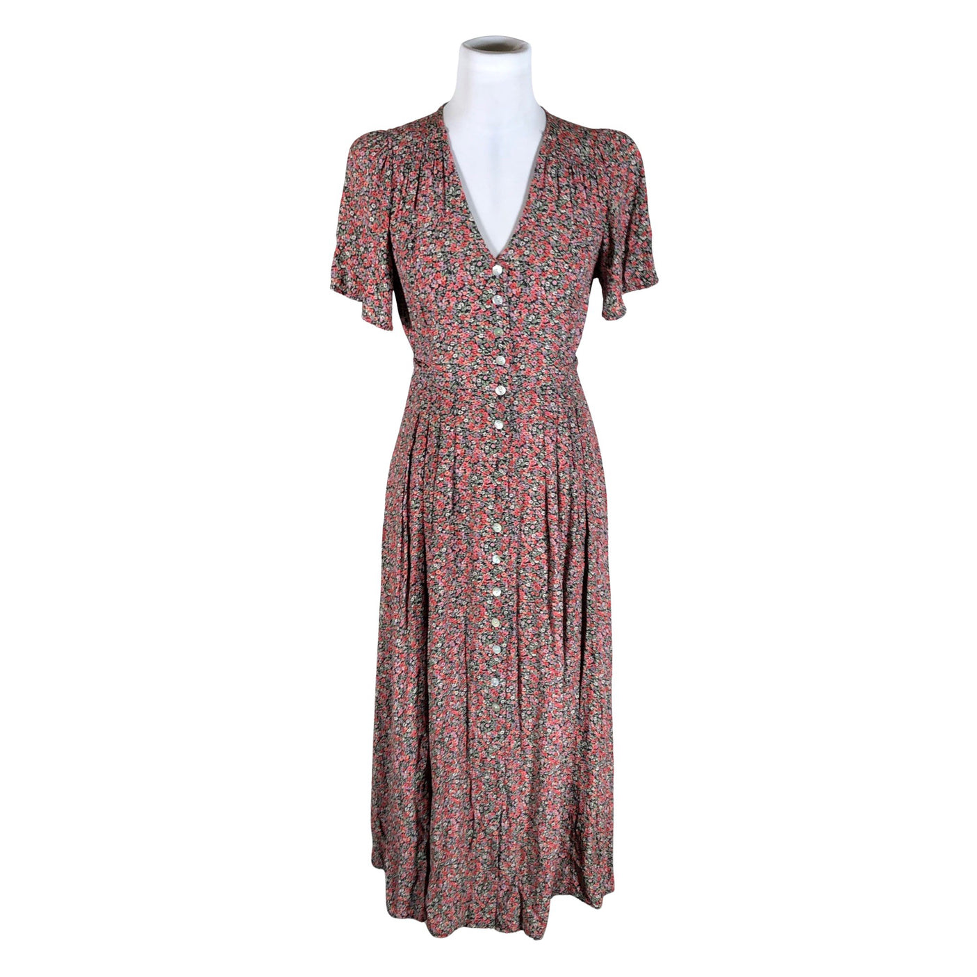 Unisex Oysho - Schiffon dress, size 40 - Black (1)