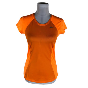 Unisex Nike - Sports shirt, short sleeve, size 36 - Orange (1)