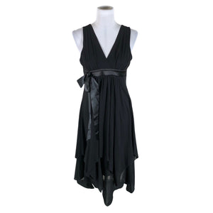 Unisex Jaune Rouge - Schiffon dress, size 40 - Black (1)