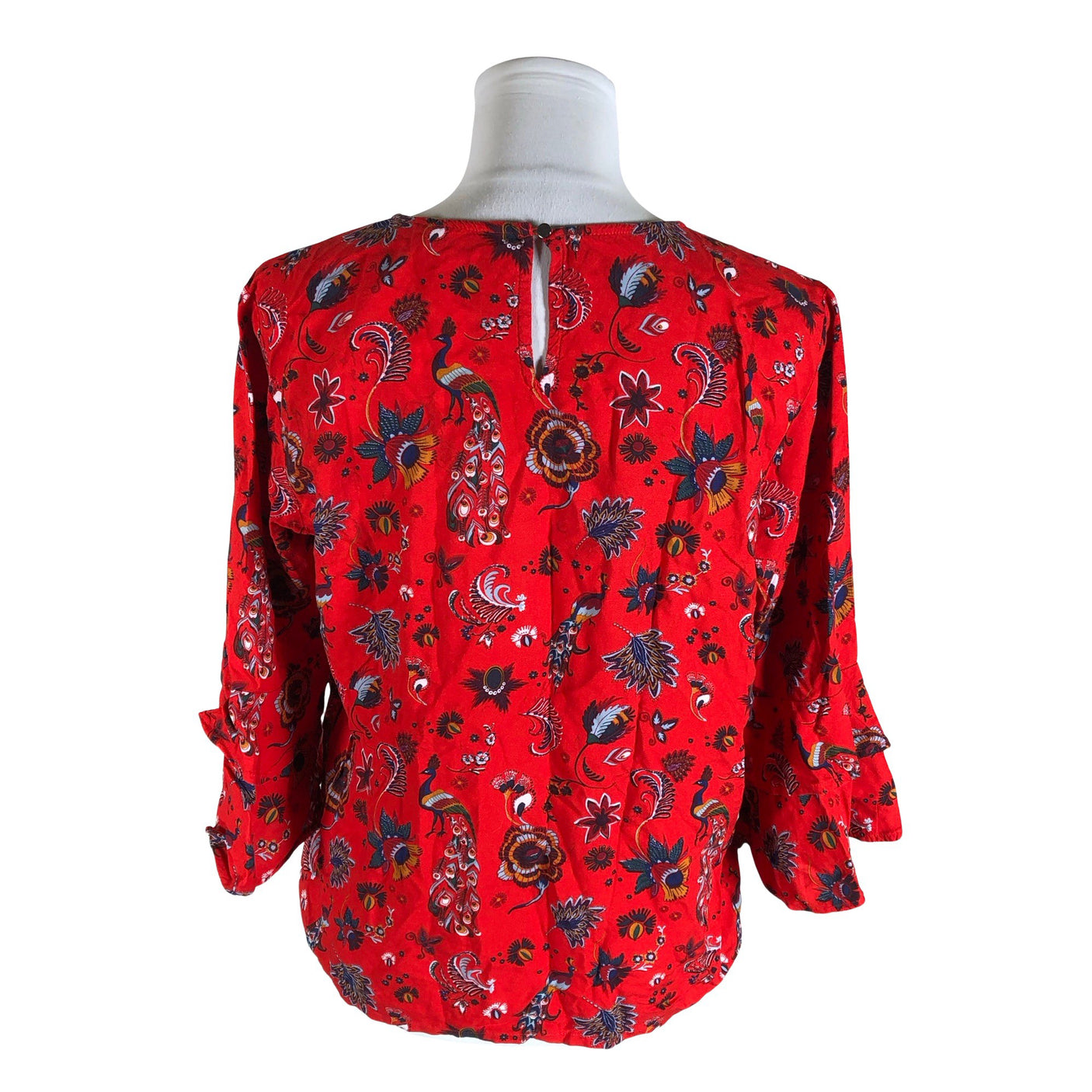 Unisex Tom Tailor - Blouse, size 38 - Red (2)