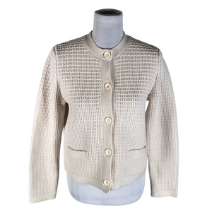 Unisex Uniqlo - Cardigan, size 38 - Natural white (1)