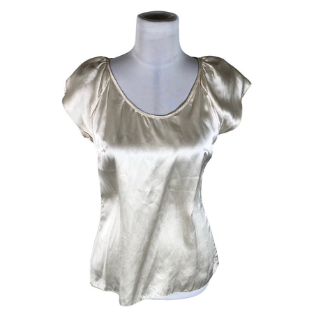 Unisex Hugo Boss - Short-sleeved blouse, size 36 - Natural white ()