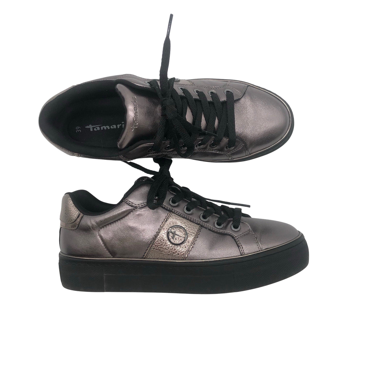 Unisex Tamaris - Casual sneakers, size 39 - Silver (1)