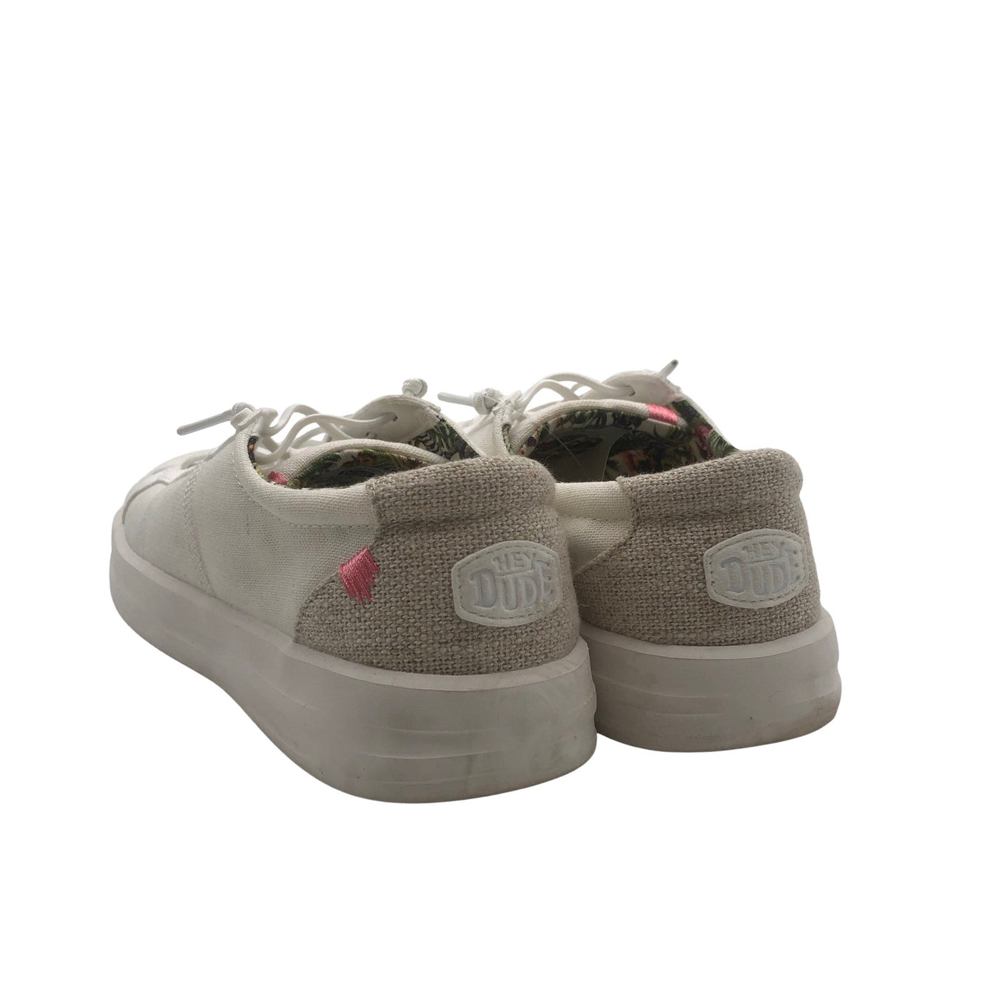Unisex Hey Dude - Casual sneakers, size 40 - Natural white (2)
